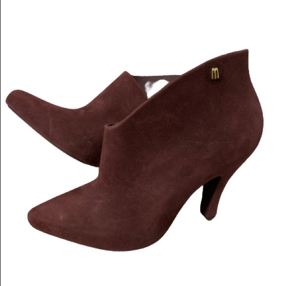 MELISSA Covered Open Ankle Bootie Sz 10 EUC - Picture 8 of 13